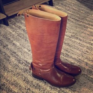 Frye Melissa Button Back Leather Boots